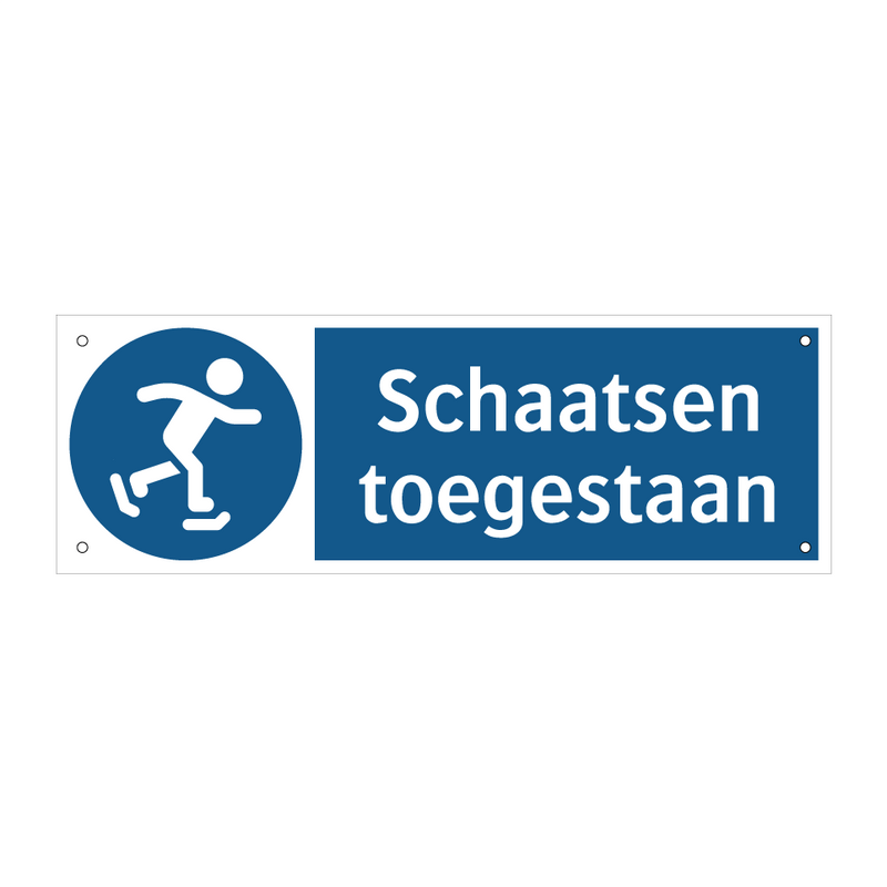 Schaatsen toegestaan & Schaatsen toegestaan & Schaatsen toegestaan & Schaatsen toegestaan