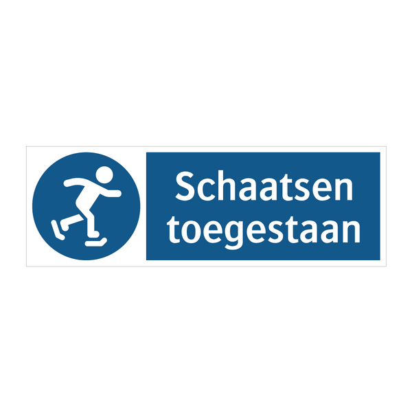 Schaatsen toegestaan & Schaatsen toegestaan & Schaatsen toegestaan & Schaatsen toegestaan