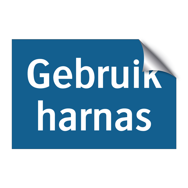 Gebruik harnas & Gebruik harnas & Gebruik harnas & Gebruik harnas