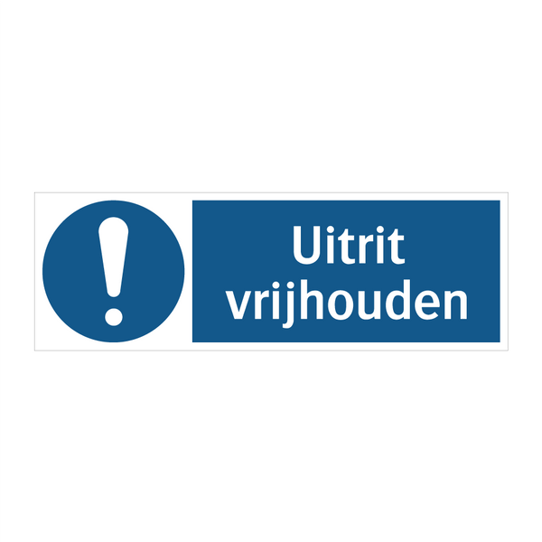 Uitrit vrijhouden & Uitrit vrijhouden & Uitrit vrijhouden & Uitrit vrijhouden & Uitrit vrijhouden