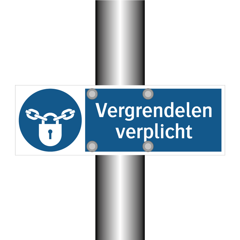 Vergrendelen verplicht & Vergrendelen verplicht & Vergrendelen verplicht