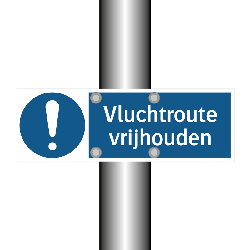 Vluchtroute vrijhouden & Vluchtroute vrijhouden & Vluchtroute vrijhouden