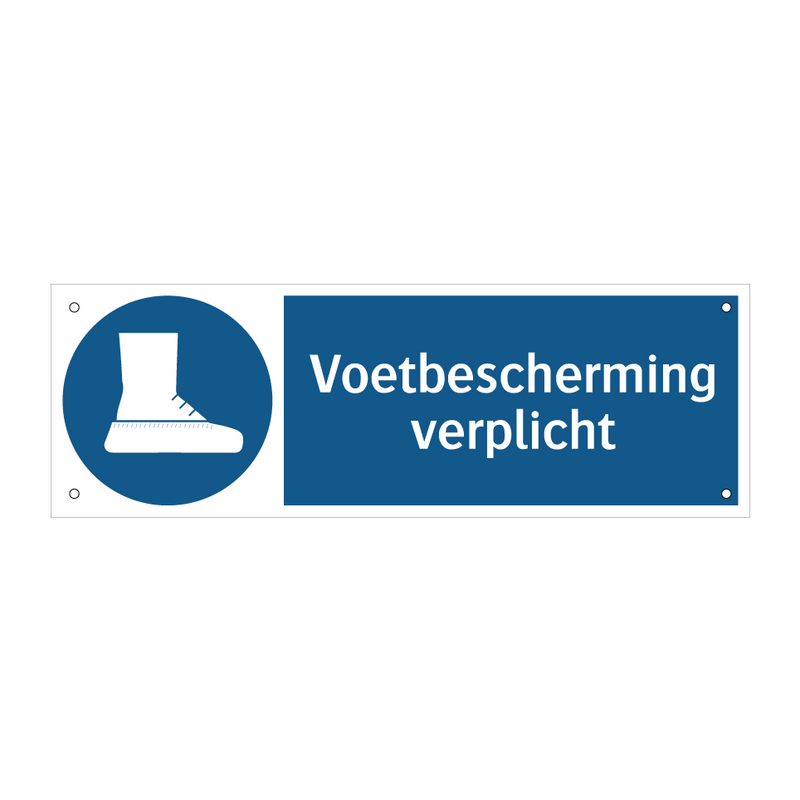 Voetbescherming verplicht & Voetbescherming verplicht & Voetbescherming verplicht