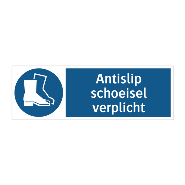 Antislip schoeisel verplicht & Antislip schoeisel verplicht & Antislip schoeisel verplicht