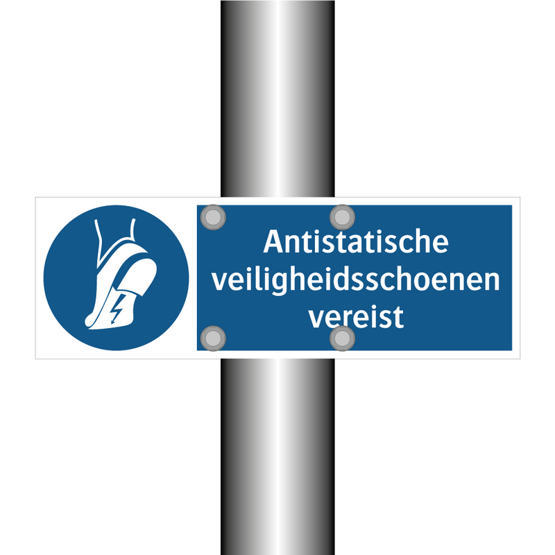 Antistatische veiligheidsschoenen vereist & Antistatische veiligheidsschoenen vereist