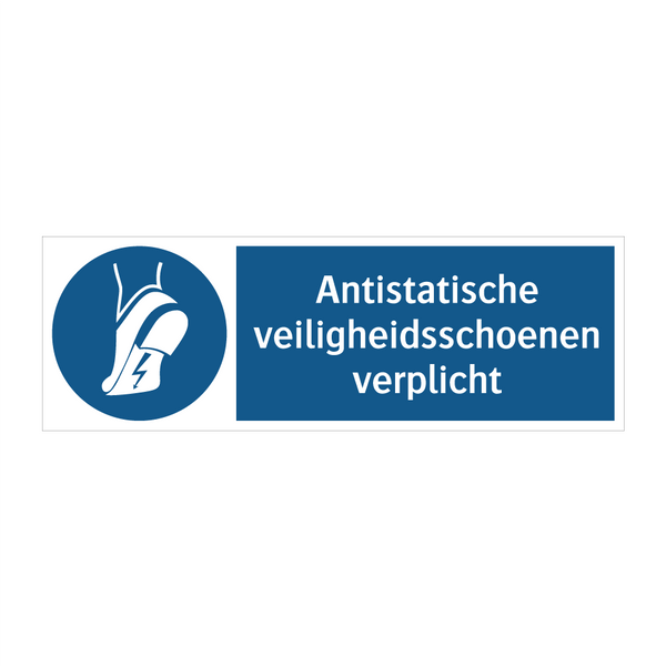 Antistatische veiligheidsschoenen verplicht & Antistatische veiligheidsschoenen verplicht