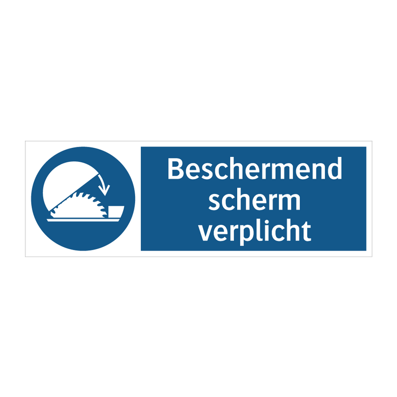 Beschermend scherm verplicht & Beschermend scherm verplicht & Beschermend scherm verplicht