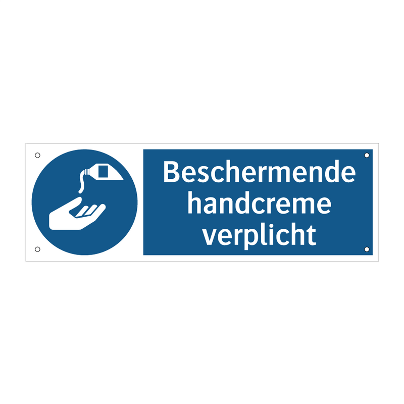 Beschermende handcreme verplicht & Beschermende handcreme verplicht