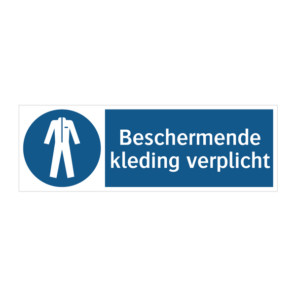 Beschermende kleding verplicht & Beschermende kleding verplicht & Beschermende kleding verplicht