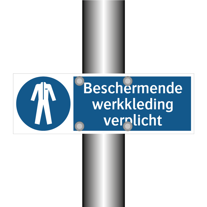 Beschermende werkkleding verplicht & Beschermende werkkleding verplicht