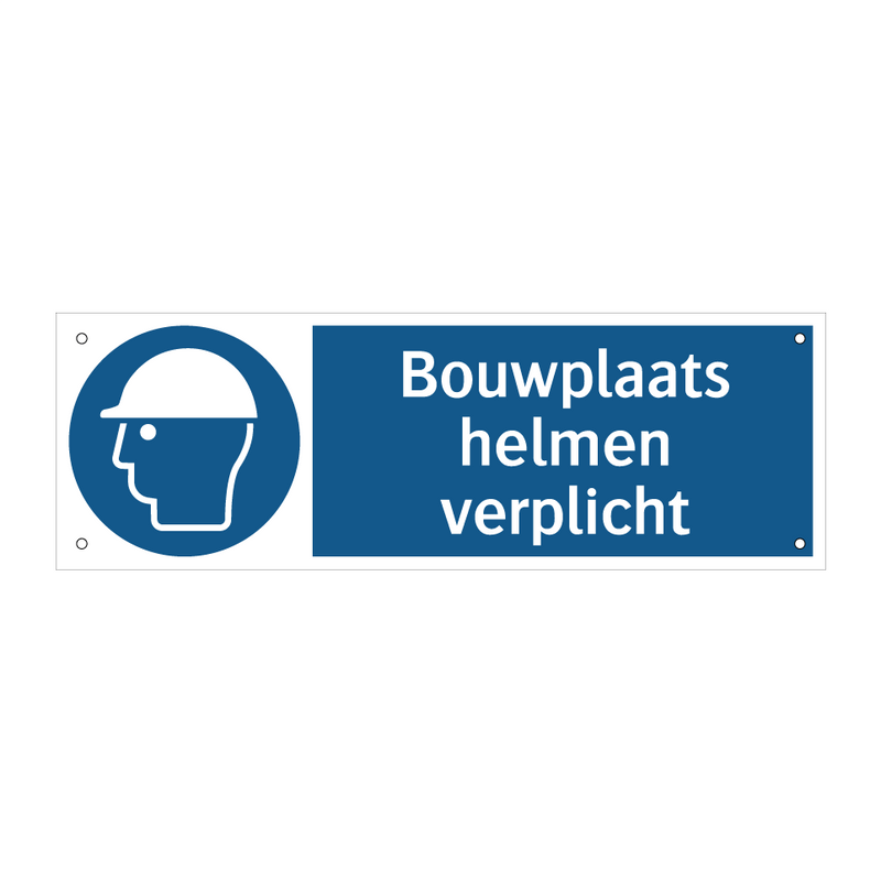 Bouwplaats helmen verplicht & Bouwplaats helmen verplicht & Bouwplaats helmen verplicht