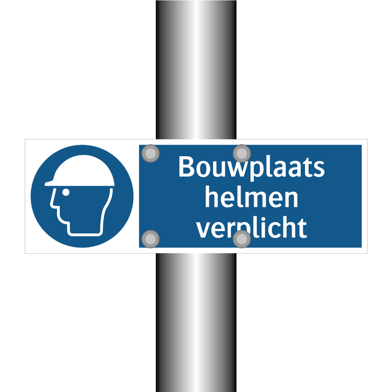 Bouwplaats helmen verplicht & Bouwplaats helmen verplicht & Bouwplaats helmen verplicht