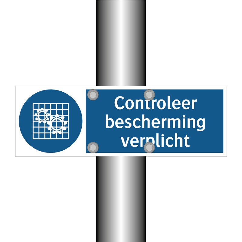 Controleer bescherming verplicht & Controleer bescherming verplicht