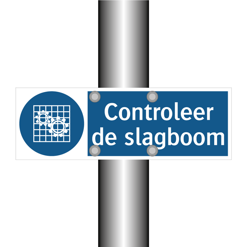 Controleer de slagboom & Controleer de slagboom & Controleer de slagboom