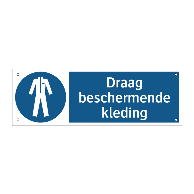 Draag beschermende kleding & Draag beschermende kleding & Draag beschermende kleding