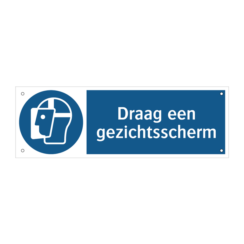 Draag een gezichtsscherm & Draag een gezichtsscherm & Draag een gezichtsscherm