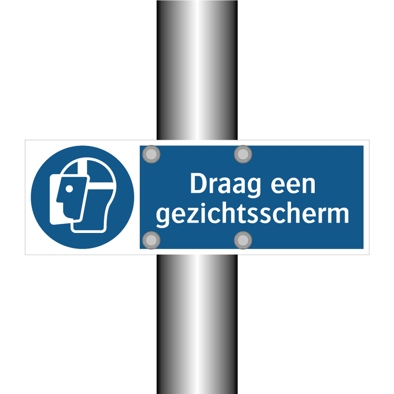 Draag een gezichtsscherm & Draag een gezichtsscherm & Draag een gezichtsscherm