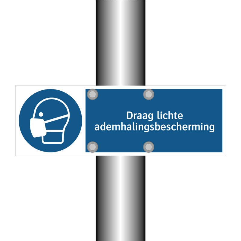 Draag lichte ademhalingsbescherming & Draag lichte ademhalingsbescherming