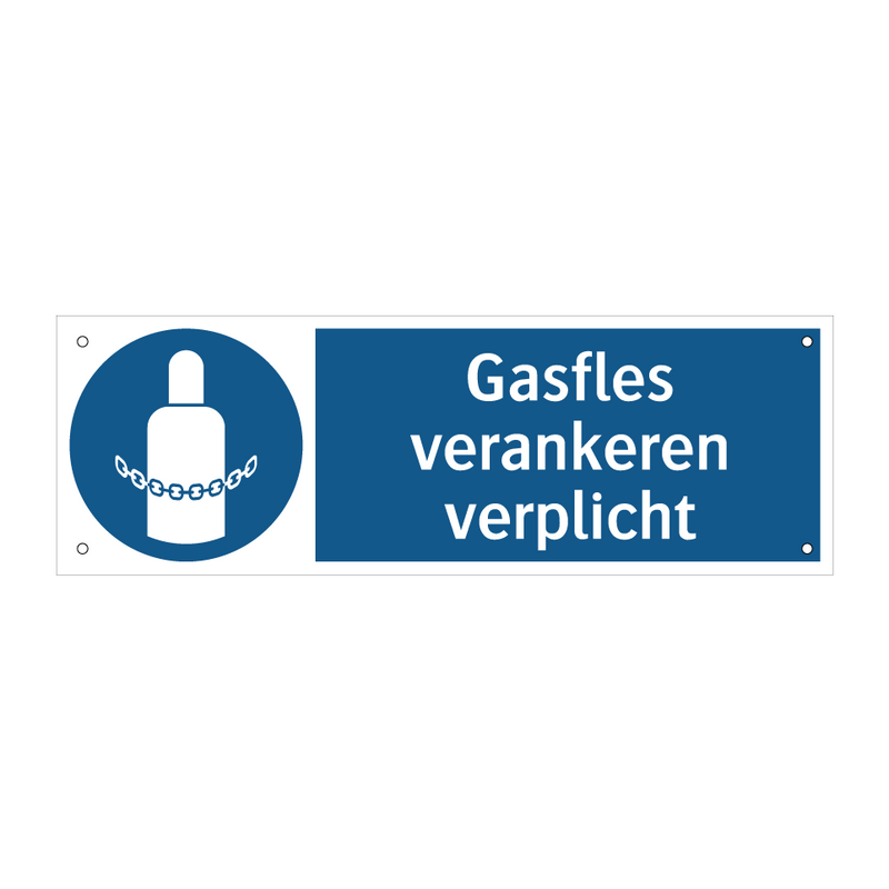 Gasfles verankeren verplicht & Gasfles verankeren verplicht & Gasfles verankeren verplicht