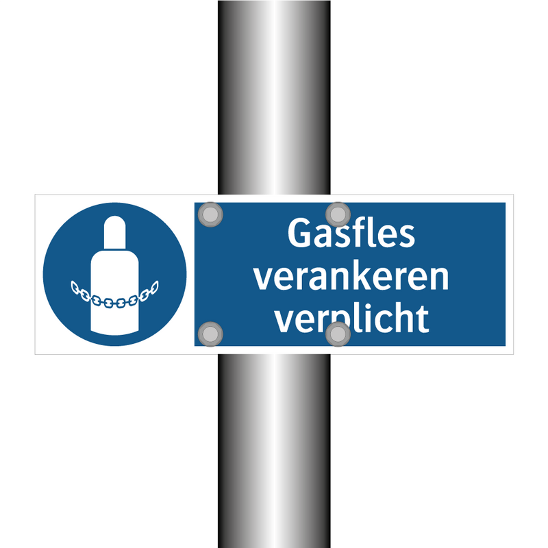 Gasfles verankeren verplicht & Gasfles verankeren verplicht & Gasfles verankeren verplicht