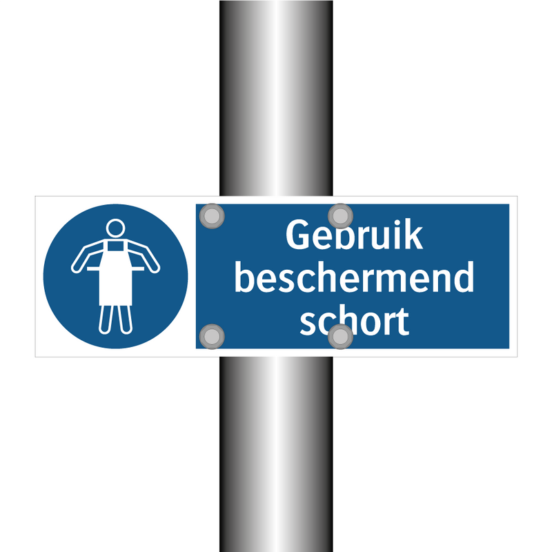 Gebruik beschermend schort & Gebruik beschermend schort & Gebruik beschermend schort