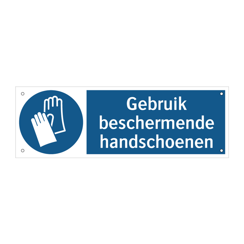 Gebruik beschermende handschoenen & Gebruik beschermende handschoenen