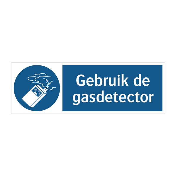 Gebruik de gasdetector & Gebruik de gasdetector & Gebruik de gasdetector & Gebruik de gasdetector