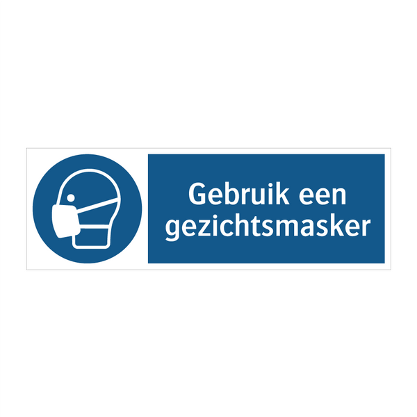 Gebruik een gezichtsmasker & Gebruik een gezichtsmasker & Gebruik een gezichtsmasker