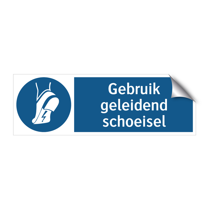 Gebruik geleidend schoeisel & Gebruik geleidend schoeisel & Gebruik geleidend schoeisel