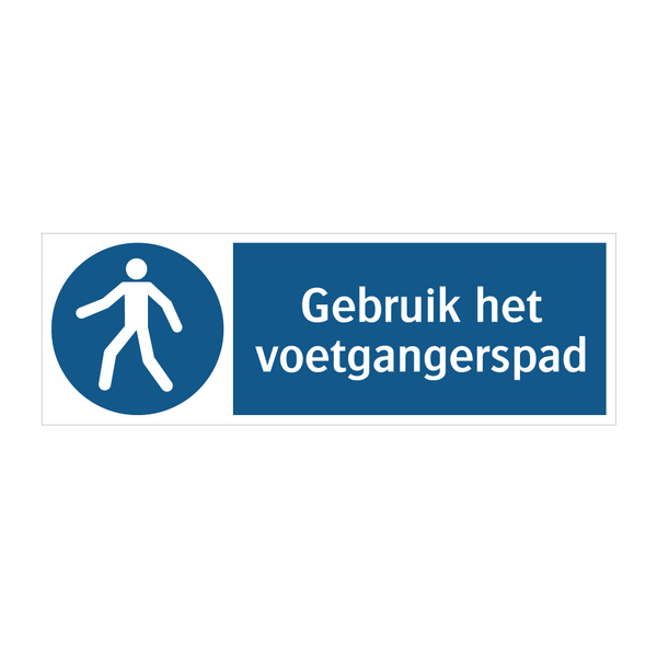 Gebruik het voetgangerspad & Gebruik het voetgangerspad & Gebruik het voetgangerspad