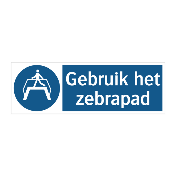 Gebruik het zebrapad & Gebruik het zebrapad & Gebruik het zebrapad & Gebruik het zebrapad