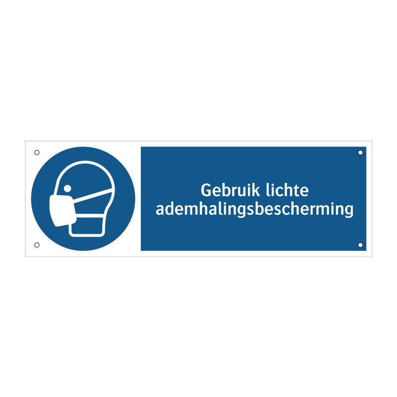 Gebruik lichte ademhalingsbescherming & Gebruik lichte ademhalingsbescherming