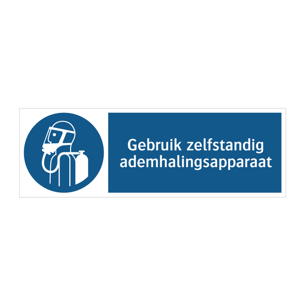 Gebruik zelfstandig ademhalingsapparaat & Gebruik zelfstandig ademhalingsapparaat