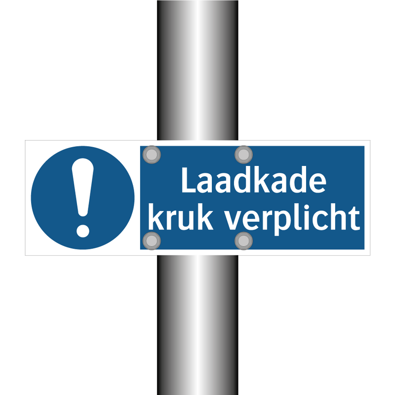 Laadkade kruk verplicht & Laadkade kruk verplicht & Laadkade kruk verplicht