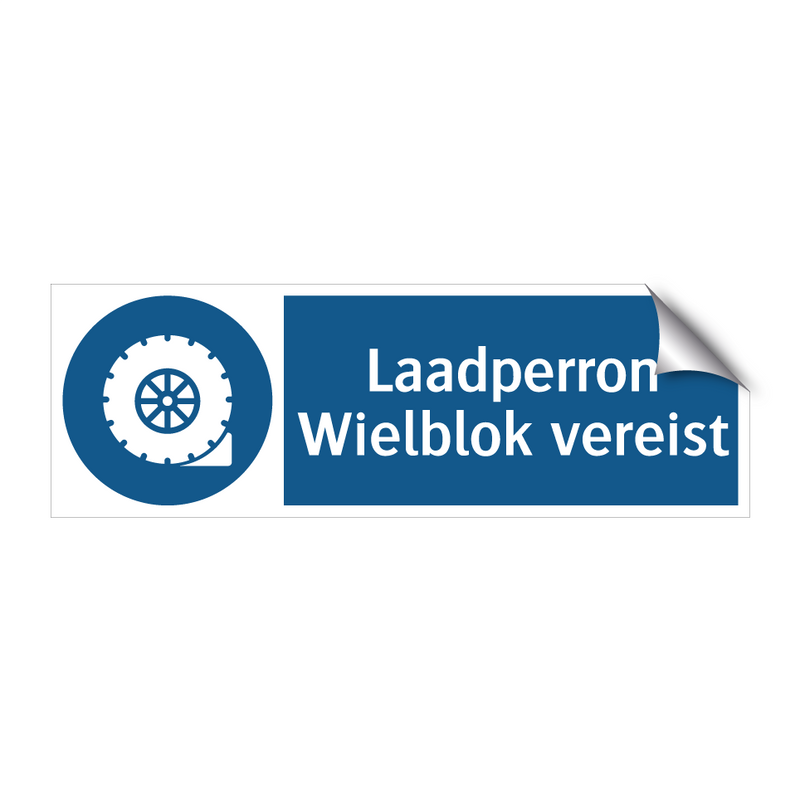 Laadperron Wielblok vereist & Laadperron Wielblok vereist & Laadperron Wielblok vereist