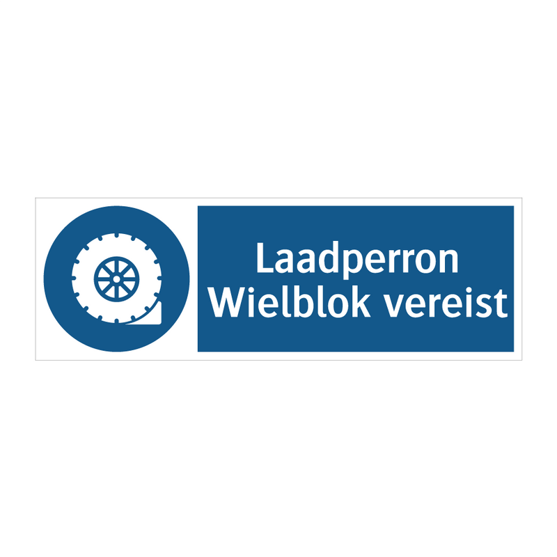 Laadperron Wielblok vereist & Laadperron Wielblok vereist & Laadperron Wielblok vereist