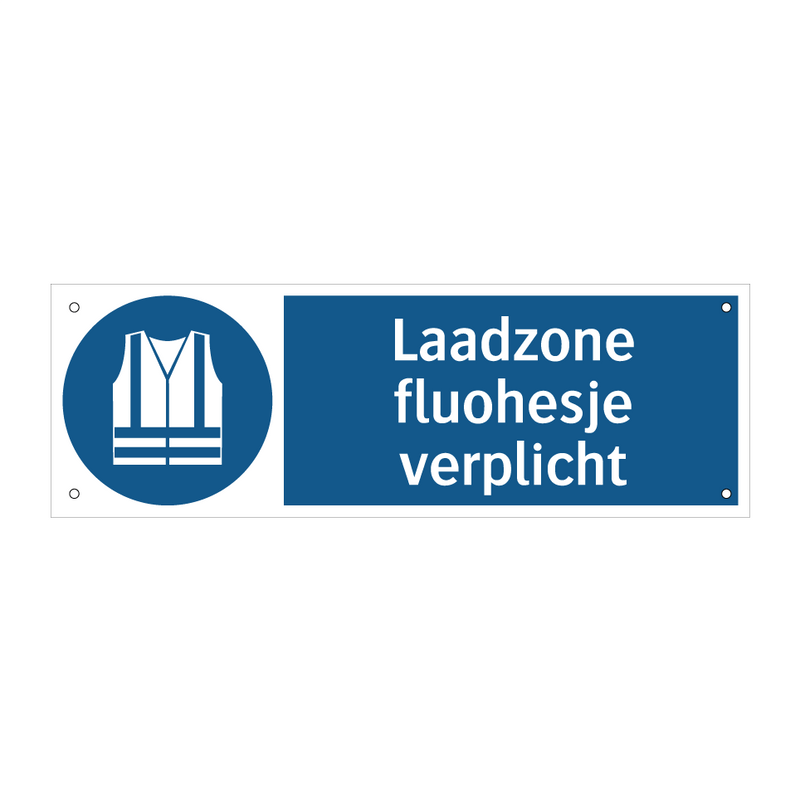 Laadzone fluohesje verplicht & Laadzone fluohesje verplicht & Laadzone fluohesje verplicht