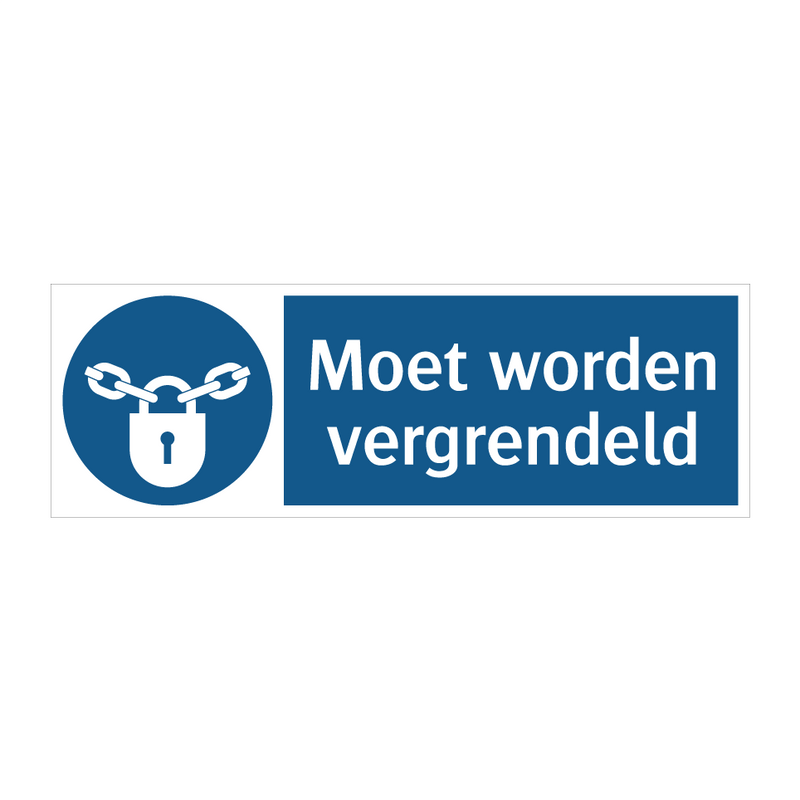 Moet worden vergrendeld & Moet worden vergrendeld & Moet worden vergrendeld