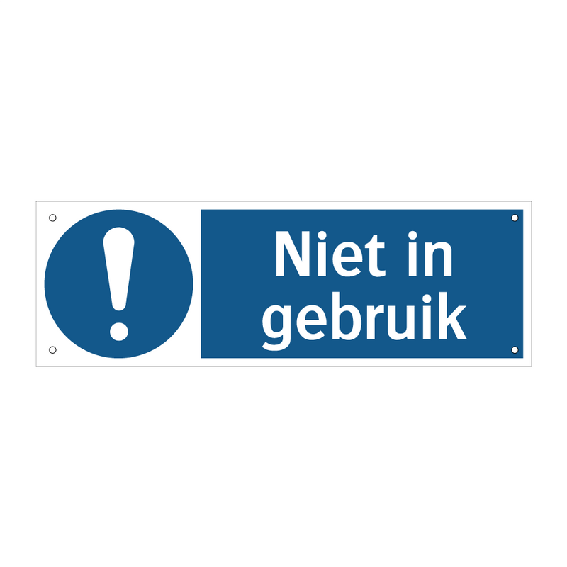 Niet in gebruik & Niet in gebruik & Niet in gebruik & Niet in gebruik & Niet in gebruik