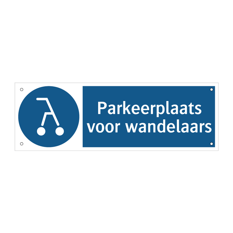 Parkeerplaats voor wandelaars & Parkeerplaats voor wandelaars & Parkeerplaats voor wandelaars