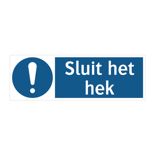 Sluit het hek & Sluit het hek & Sluit het hek & Sluit het hek & Sluit het hek & Sluit het hek