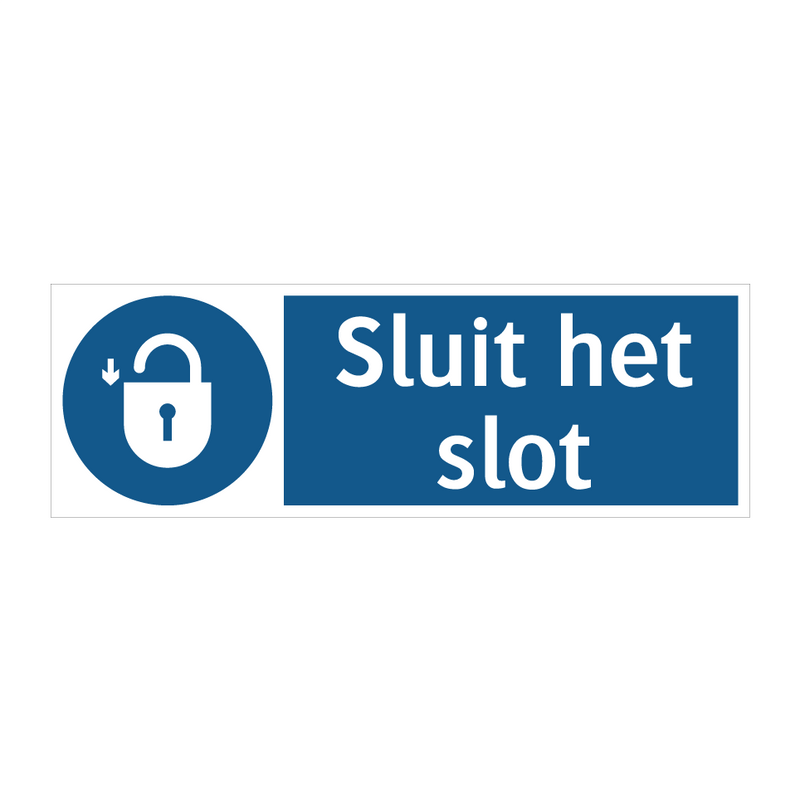 Sluit het slot & Sluit het slot & Sluit het slot & Sluit het slot & Sluit het slot & Sluit het slot