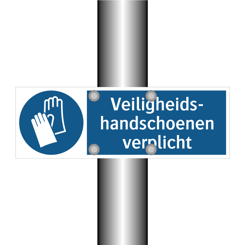 Veiligheids- handschoenen verplicht & Veiligheids- handschoenen verplicht