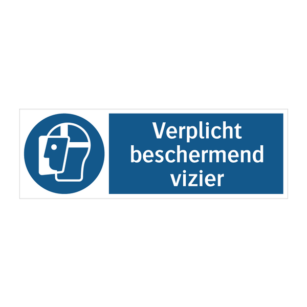 Verplicht beschermend vizier & Verplicht beschermend vizier & Verplicht beschermend vizier