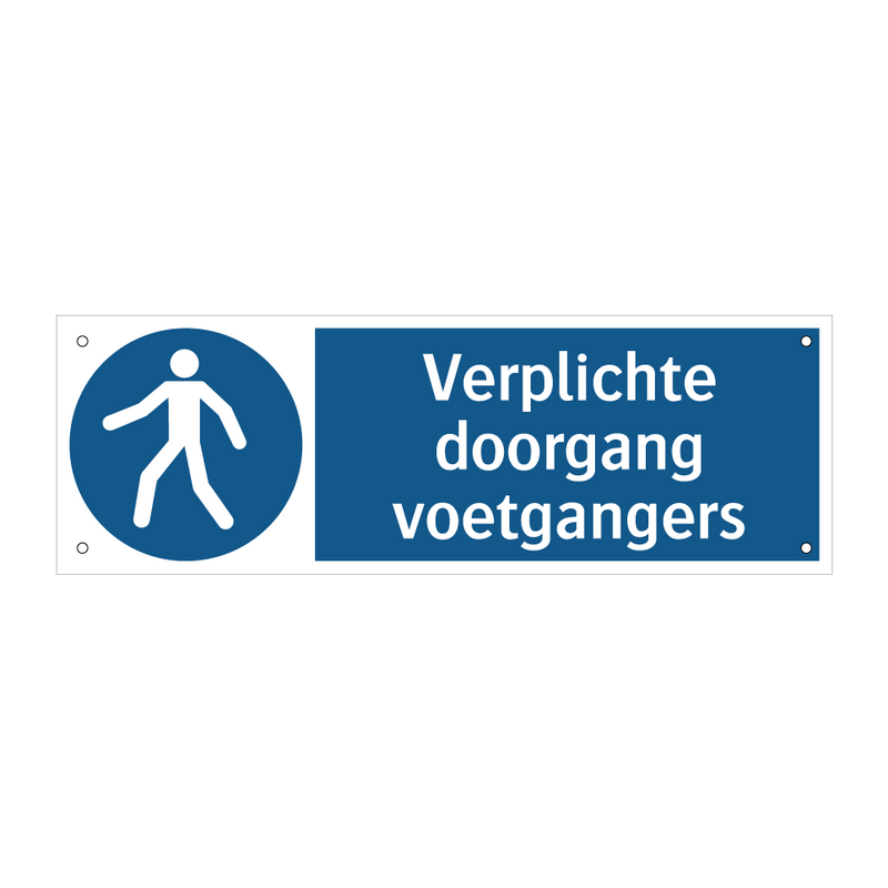 Verplichte doorgang voetgangers & Verplichte doorgang voetgangers & Verplichte doorgang voetgangers