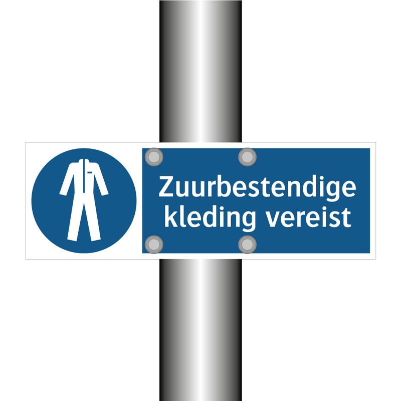 Zuurbestendige kleding vereist & Zuurbestendige kleding vereist & Zuurbestendige kleding vereist