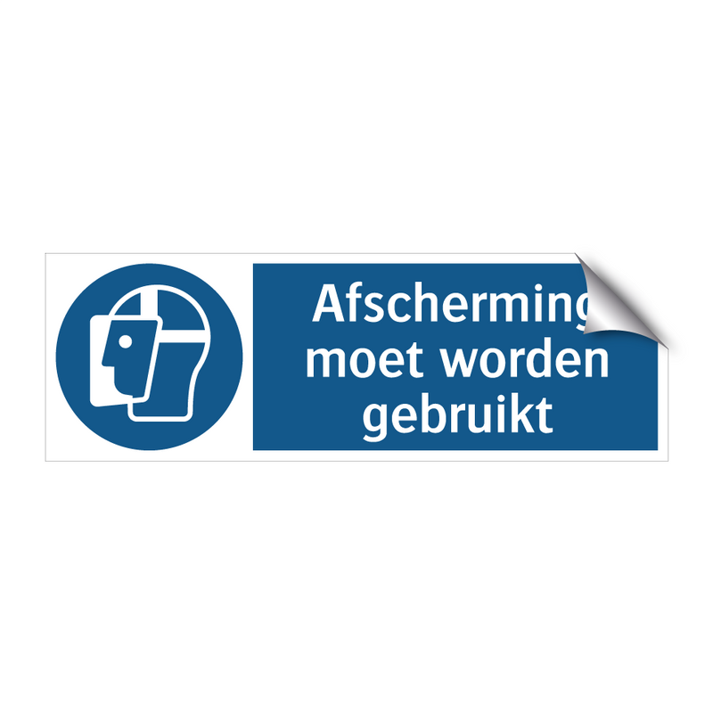 Afscherming moet worden gebruikt & Afscherming moet worden gebruikt