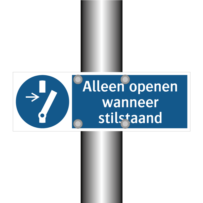 Alleen openen wanneer stilstaand & Alleen openen wanneer stilstaand