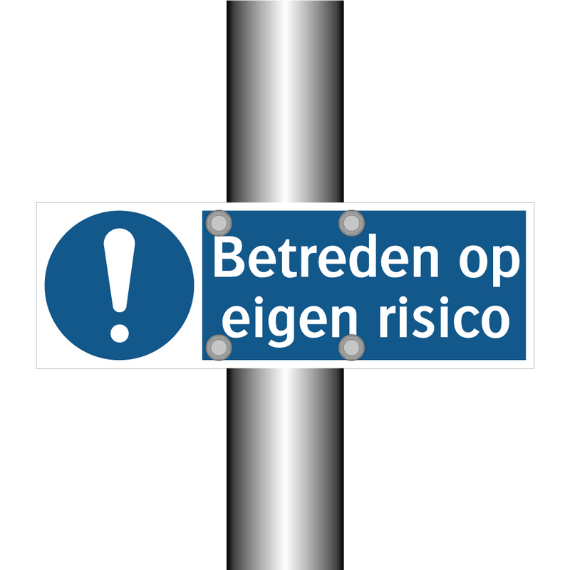 Betreden op eigen risico & Betreden op eigen risico & Betreden op eigen risico