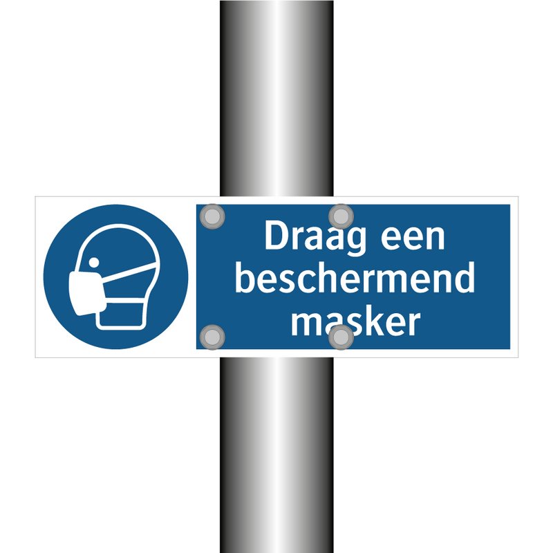 Draag een beschermend masker & Draag een beschermend masker & Draag een beschermend masker